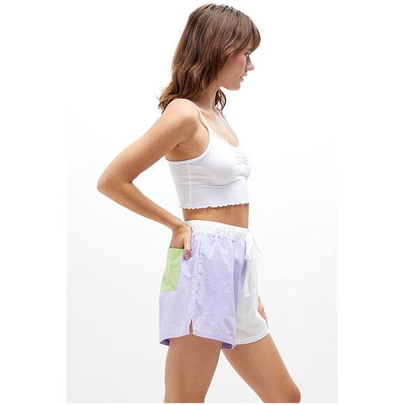 New ~ CHARLIE HOLIDAY  ~ High Rise Romi Shorts Size 4 ANTHROPOLOGIE - Picture 2 of 8